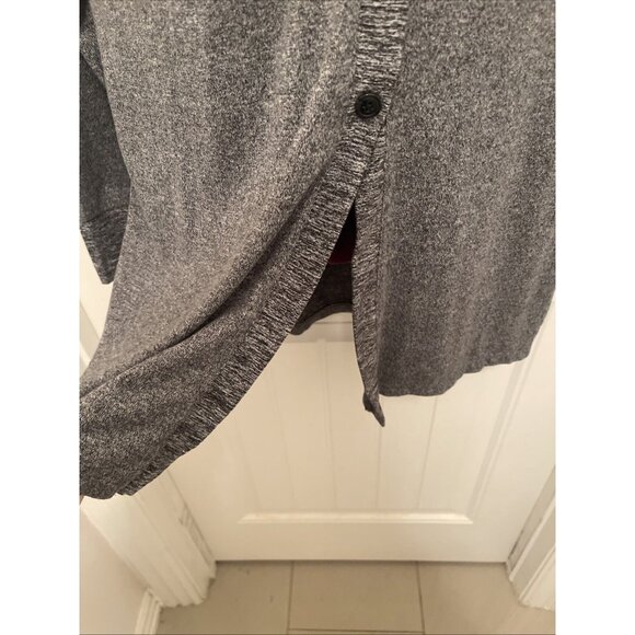 Cuddl Duds Cardigan Sweater Women’s Size M Gray Black PepperComfy Casual Leisure - Picture 4 of 16
